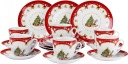 РОЖДЕСТВЕНСКИЙ СЕРВИС НАБОР ТАРЕЛОК 36 шт.