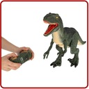 Dinosaurus na diaľkové ovládanie na RC diaľkové ovládanie Velociraptor + zvuky Materiál plast