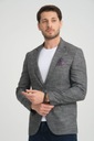 Marynarka męska szara melanżowa wizytowa elegancka turecka casual 58