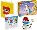LEGO CREATOR 31140 единорог + снеговик Lego 30645 + сумка LEGO