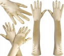 Wieczorowe Rękawiczki satynowe długie lata 20 30 Płeć kobieta