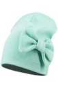 ДЕТСКАЯ ВЕСЕННЯЯ ОДНОСЛОЙНАЯ ШАПКА С БАНТОМ