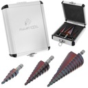 НАБОР КОБАЛЬТОВЫХ КОНИЧЕСКИХ СТУПЕНЧАТЫХ СВЕРЛ 4–32 мм