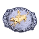 Western buckle Punk Engraved Alloy Retro Style for Dominujúca farba prehľadná