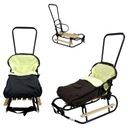 POLSKIE SANKI DUŻE DLA DZIECKA OPARCIE PODNÓŻKI PCHACZ SANIE SANECZKI