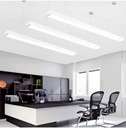 Светодиодный линейный подвесной светильник для офиса 120см 40Вт CCD Белый