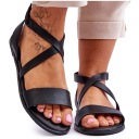 КОЖАНЫЕ САНДАЛИИ BIG STAR LL274A162 ЧЕРНЫЙ 37