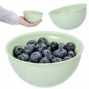 MISECZKA PLASTIKOWA zielona do sałatek owoców kuchenna 0,5l wytrzymała