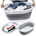 DUŻY KOSZ NA PRANIE SKŁADANY MISKA SKŁADANA SILIKONOWA WANIENKA
