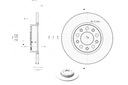 DISCO HAMULC. ALFA ROMEO 159 05-11 PARTE TRASERA 