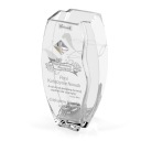 Хрустальная ваза XL 32 см ГРАВИРОВКА КОНЕЦ ГОДА