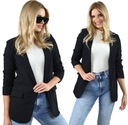 модная женская куртка Black Italian Jacket Elegant Loose XL/42