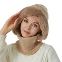 Čiapka šál jednodielna komplet pletený vzor pletená čiapka Pohlavie Výrobok pre ženy