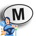 Наклейка на автомобиль Мальта - M