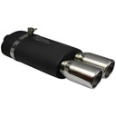 WM SPORT ДВОЙНОЙ ГЛУШИТЕЛЬ 2x80 ММ MUGEN НЕРЖАВЕЮЩАЯ НЕРЖАВЕЮЩАЯ