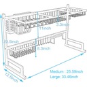 Mały: 40x25x38cm Nad zlewem Suszarka do naczyń Oci Kod producenta 9793091732288