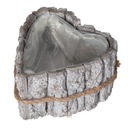 ЦВЕТОЧНЫЙ ГОРШОК, ДЕРЕВЯННАЯ КРЫШКА, КОРА, ПОВОРОТ СЕРДЦА.