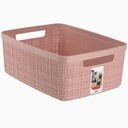 КОРЗИНА CURVER BASKET 5Л КОНТЕЙНЕР КОРОБКА РОЗОВЫЙ