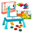 Проектор для обучения рисованию, проектор для детей, слайды, подарок, синий