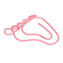 100pcs паперовий затискач Форма стопи Симпатичний протиковзкий Портативний 1А