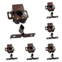 МЕБЕЛЬНАЯ ЗАЩЕЛКА, КОРИЧНЕВЫЙ РОЛИКОВЫЙ МАГНИТ ДЛЯ МЕБЕЛИ