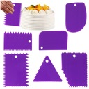 SZPATUŁKA DO TORTU ŁOPATKA DO CIAST DEKORATOR 6szt [17 RÓŻNYCH KSZTAŁTÓW]