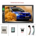 7010B с 8 стилями ИК-радио 2 Din MP5 7 Bluetooth FM Aux
