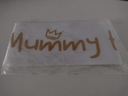 белый пояс с надписью Mummy to Be