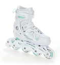 Rolki Wrotki Łyżwy 4w1 Regulowane RAVEN Spirit White/Mint 40-43