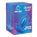 DUREX wibrujący korek analny dildo analne zatyczka analna ładowana USB