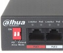 PoE-переключатель Dahua PFS3006-4ET-60-V2 4xPoE 2xUpLink