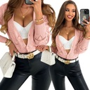 SWETER WYGODNY NARZUTKA ROZPINANY AŻUREK GUZIKI