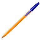 BIC ORANGE ORIGINAL FINE ШАРИКОВАЯ РУЧКА, СИНИЙ стержень