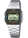 ЧАСЫ CASIO ВИНТАЖНЫЕ СЕРЕБРЯНЫЕ С РЕГУЛИРУЕМОЙ СВЕТОДИОДНОЙ СВЕТОДИОДНОЙ РЕТРО