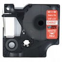 Лента для DYMO D1 40927 9мм/7м Красный/Белый