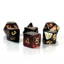 KRWAWY RUBIN ZESTAW 7 KOŚCI KOSTEK RPG