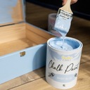 Краска меловая синяя для покраски ремонта деревянной мебели, 1000мл