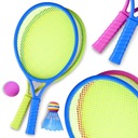 ЦВЕТНЫЕ ТЕННИСНЫЕ РАКЕТКИ + СТАВНИ И МЯЧ ДЛЯ БАДМИНТОНА СТАТЬЯ