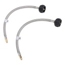 2PCS RV PIGTAIL ШЛАНГ ШЛАНГИ 15 ДЮЙМИ 1/4 ДЮЙМА NPT ВИСОКА ТИСК 2 8F  (17907899804) фото min 5