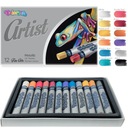 COLORINO ARTIST МАСЛЯНАЯ ПАСТЬ МЕТАЛЛИК 12 ЦВЕТОВ