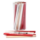 КАРАНДАШ ДЛЯ ПЛОТНОСТИ 18 СМ, 3 ЦВЕТА, ТРУБ ДЛЯ СМЕСИ HB - 54 ШТ.