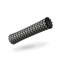 VIABLUE Oplot Cable Sleeve - SILVER Medium