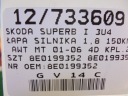 SKODA SUPERB I 3U4 CORNER ENGINE  photo 11