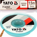 ЛЕНТА ДЛЯ ОТПАЯВКИ, МЕДНЫЙ МОСТ 2.0MMX1.5M