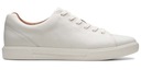 Белые кожаные кроссовки Clarks Un Costa Lace 39.5