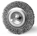 SZCZOTKA TARCZOWA Z TRZPIENIEM 80MM STALOWA