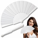 Фан -фанат Японский китайский жарм летняя свадьба для гостей белые