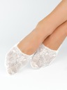 Biele Členkové Ponožky nízke ČIPKOVANÁ Balerínka neviditeľná s ABS 36-40 3pack Značka Inna marka