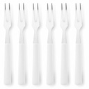 НАБОР ВИЛОК ДЛЯ ЗАКУСОК (6 ШТ.), БЕЛЫЕ