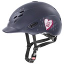 Kask jeździecki dla dzieci na konie toczek Uvex Onyxx Glamour mat 49-54cm